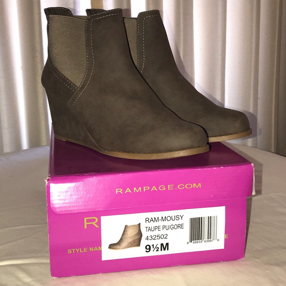 Rampage Taupe Booties